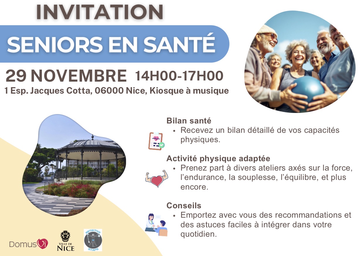 Invitation Séniors en Santé 2024